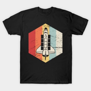 Retro Space Shuttle Icon T-Shirt